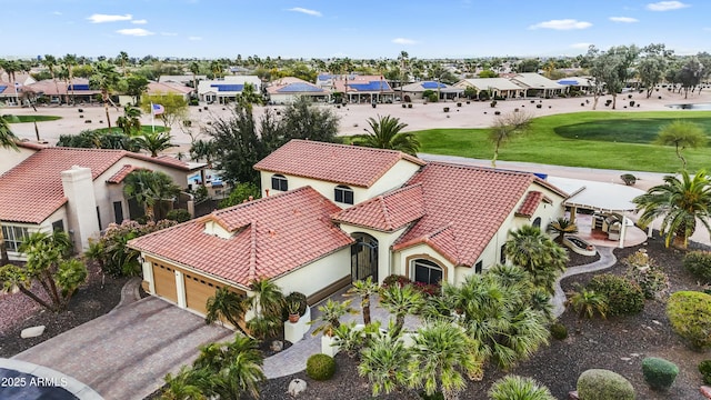 birds eye view of property featuring a residential view