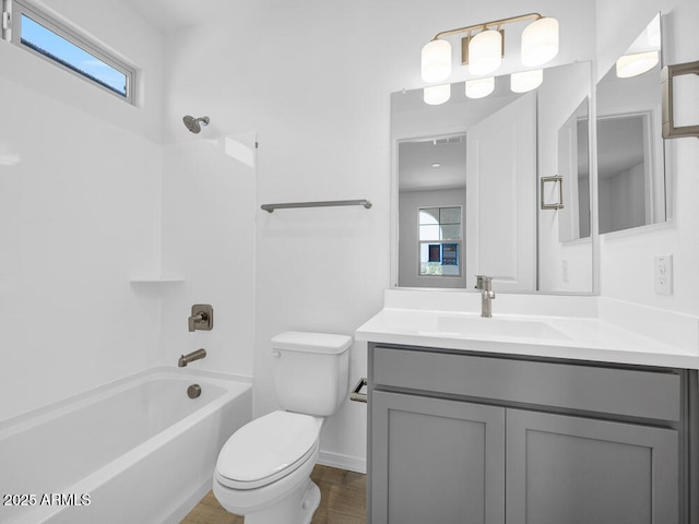 17815 W Denton Ave, Litchfield Park, AZ 85340 - full bath with toilet, vanity, and tub / shower combination