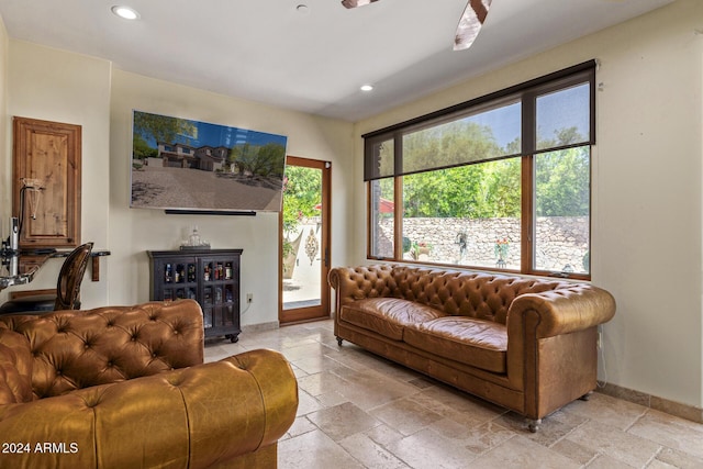 view of living room