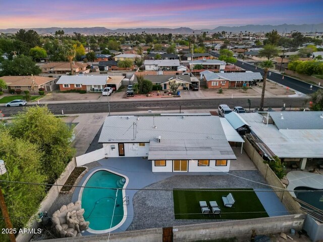 2240 W Cheery Lynn Rd, Phoenix, AZ 85015 - aerial view with a residential view and a mountain view
