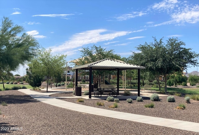 surrounding community with a playground