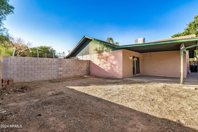 exterior space with a patio area