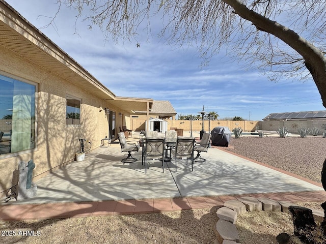 view of patio / terrace with area for grilling