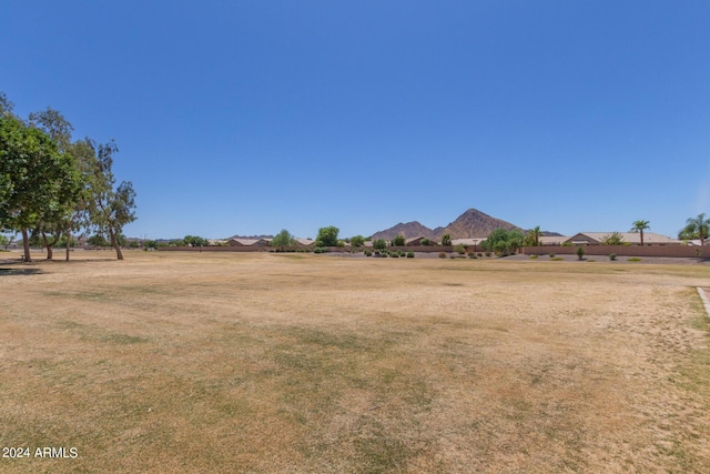 3847 W Yellow Peak Dr, San Tan Valley, AZ 85144 - view of yard with a mountain view