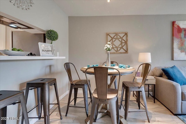4620 N 68th St Unit 155, Scottsdale, AZ 85251 - dining area with light wood-style flooring