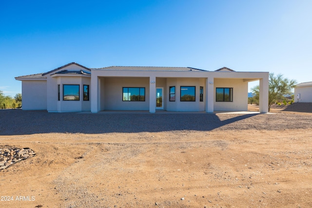 view of rear view of property