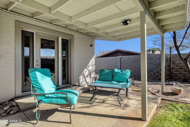 view of patio / terrace