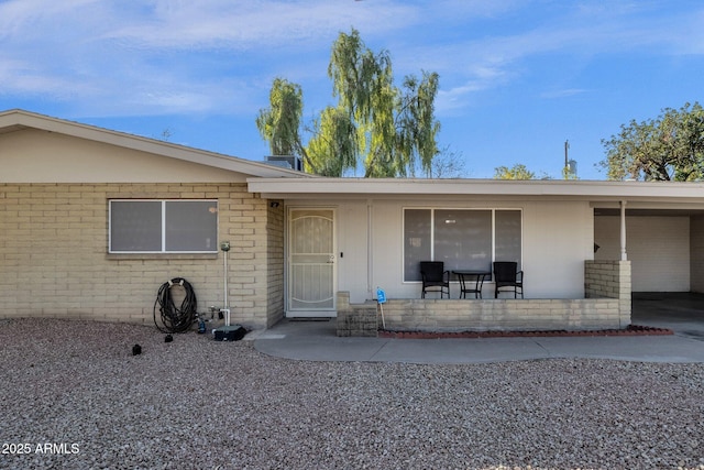 view of entrance to property