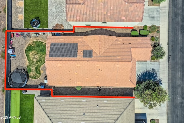 2955 E Flossmoor Ave, Mesa, AZ 85204 - view of subject property with property parcel outlined
