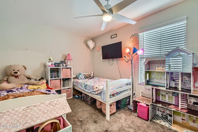 2955 E Flossmoor Ave, Mesa, AZ 85204 - carpeted bedroom featuring ceiling fan