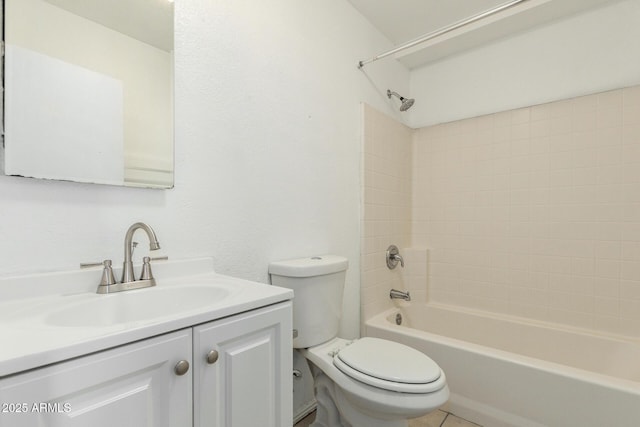 649 S Temple St, Mesa, AZ 85204 - full bathroom featuring toilet, vanity, and washtub / shower combination