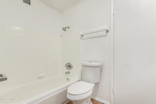 649 S Temple St, Mesa, AZ 85204 - bathroom with toilet,  shower combination, and baseboards