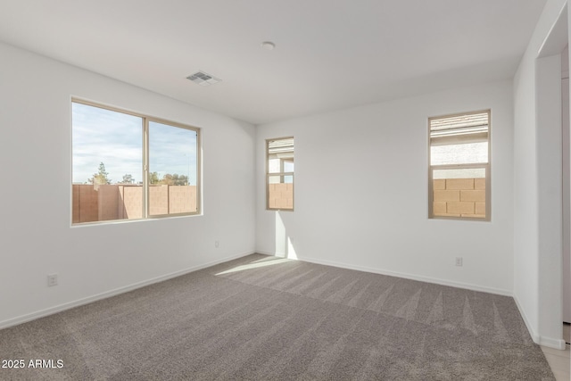 unfurnished room with carpet