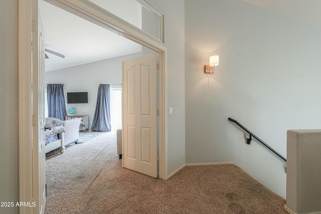 2218 E Anchor Dr, Gilbert, AZ 85234 - stairway with baseboards and carpet