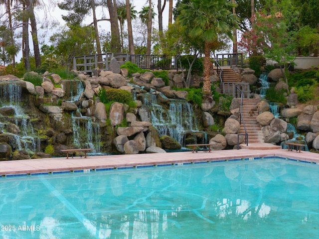 2218 E Anchor Dr, Gilbert, AZ 85234 - pool with stairs