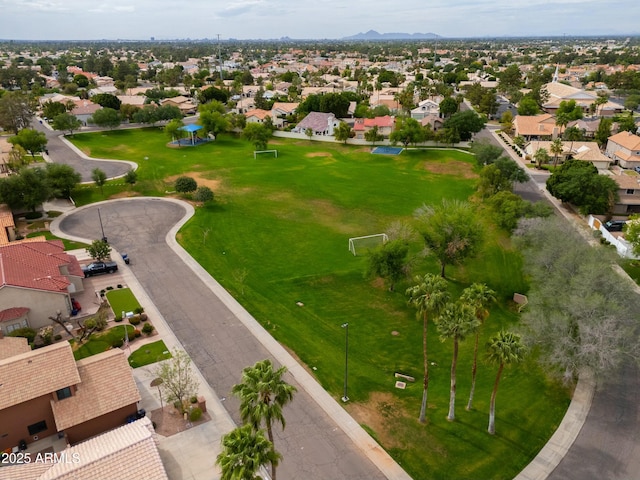 2218 E Anchor Dr, Gilbert, AZ 85234 - birds eye view of property featuring a mountain view and a residential view