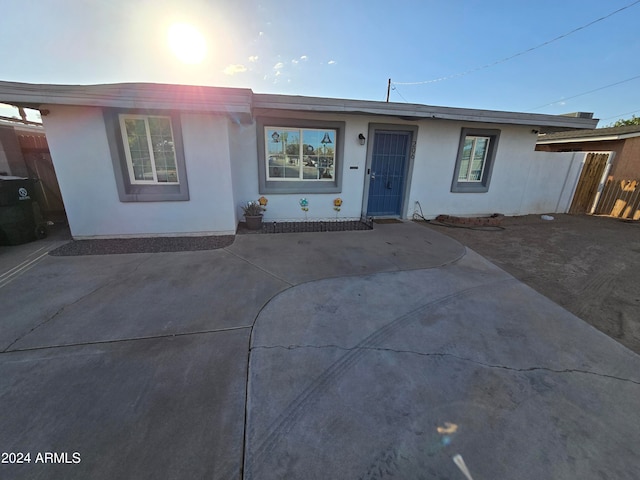 view of ranch-style house