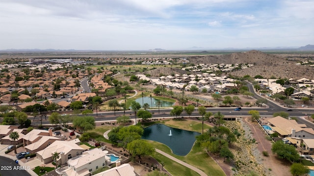 15235 S 30th St, Phoenix, AZ 85048 - aerial view of property and surrounding area with nearby suburban area and a water and mountain view