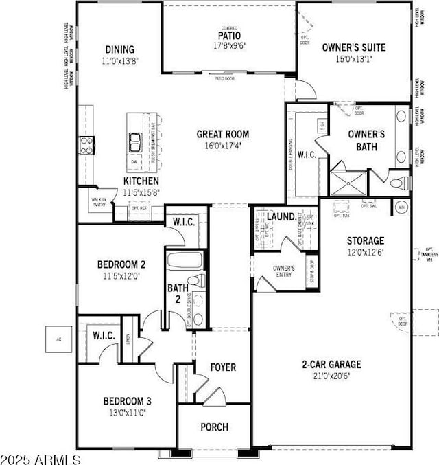 18510 W Tohono Dr, Goodyear, AZ 85338 - floor plan