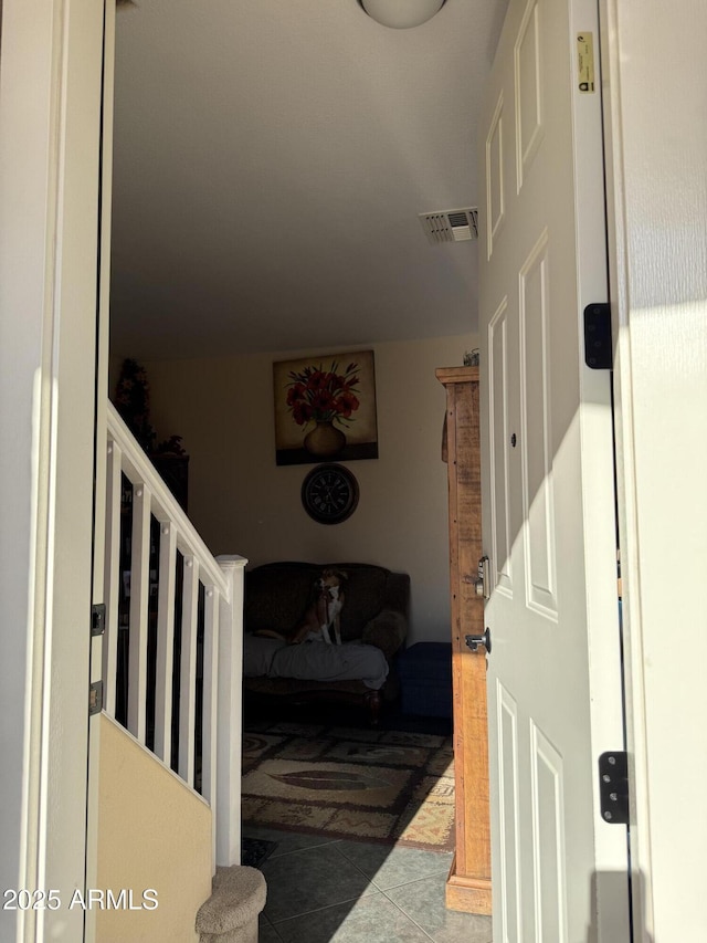 1448 E Mobile Ln, Phoenix, AZ 85040 - stairway with tile patterned floors