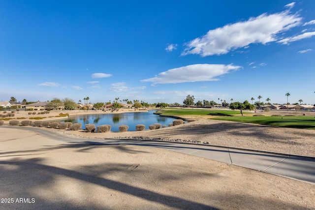 property view of water