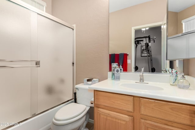 1268 N Pine St, Gilbert, AZ 85233 - full bathroom with vanity and shower / bath combination with glass door