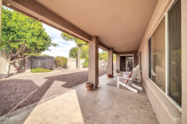 view of patio