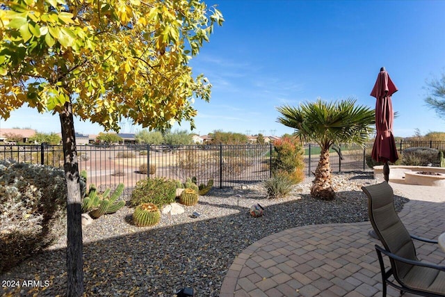 view of patio