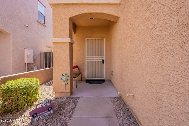 view of entrance to property