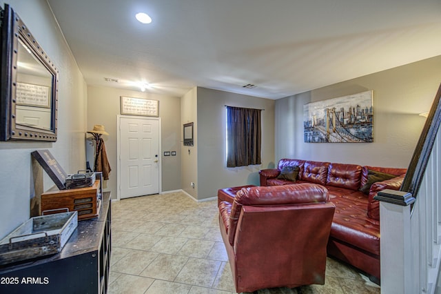 6811 W Darrel Rd, Laveen, AZ 85339 - living area featuring baseboards and light tile patterned floors