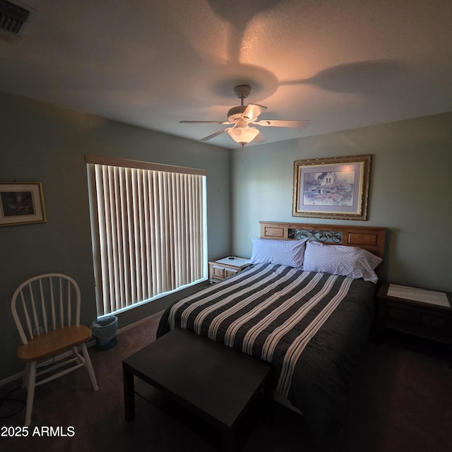 1032 E Sheffield Ave, Chandler, AZ 85225 - carpeted bedroom with a ceiling fan