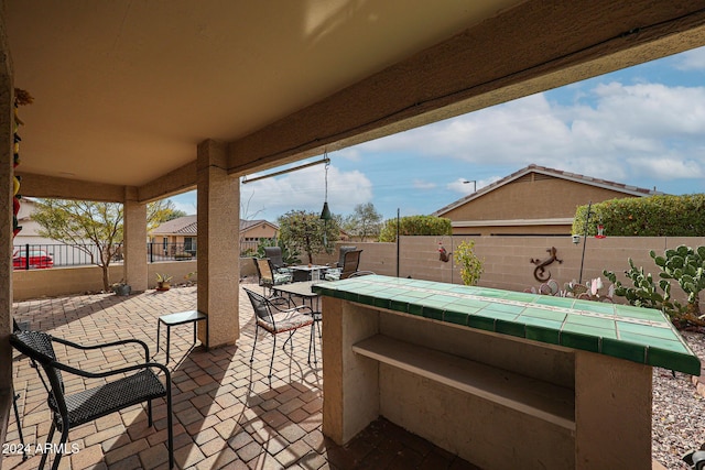 view of patio