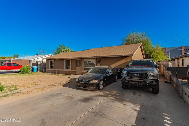 view of ranch-style house