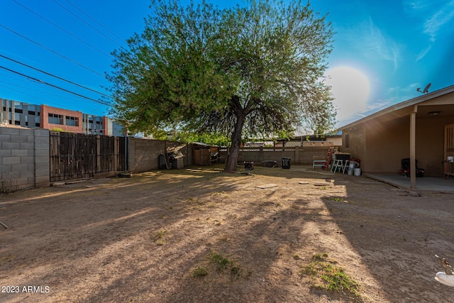 view of yard