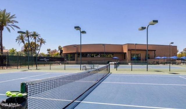 view of tennis court