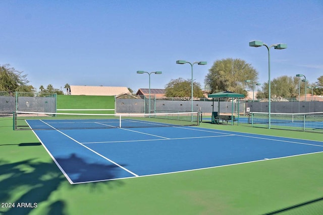 view of sport court with basketball court