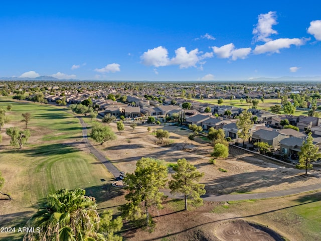 bird's eye view featuring a residential view