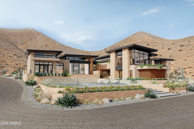 7900 E Crisscross Way, Cave Creek, AZ 85331 - exterior space featuring a mountain view and stucco siding