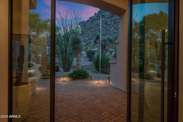 doorway with plenty of natural light