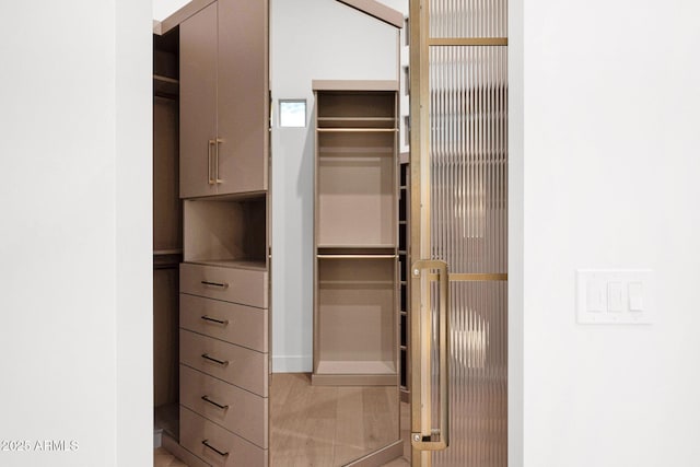 view of closet