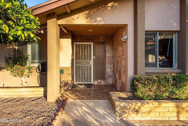 view of entrance to property