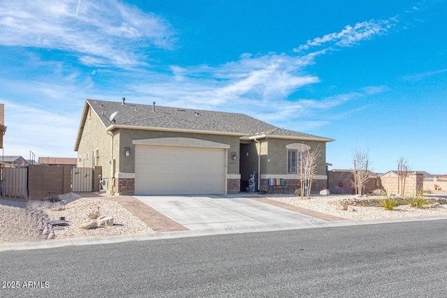 ranch-style house with a garage