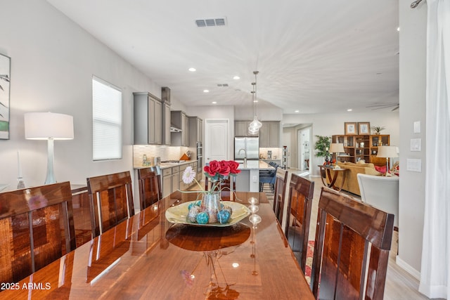 19045 N 269th Dr, Buckeye, AZ 85396 - dining area with recessed lighting and light wood-style floors