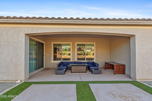 19045 N 269th Dr, Buckeye, AZ 85396 - view of patio / terrace with an outdoor hangout area