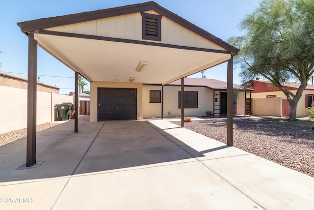 153 E Buena Vista Ave, Goodyear, AZ 85338 - view of front of property featuring driveway and a carport