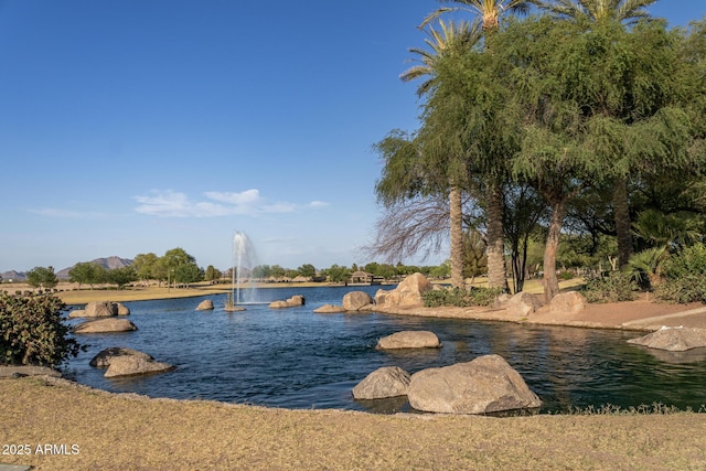 property view of water