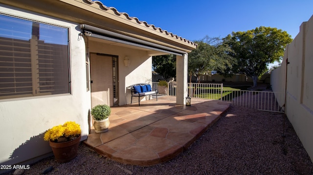 view of patio