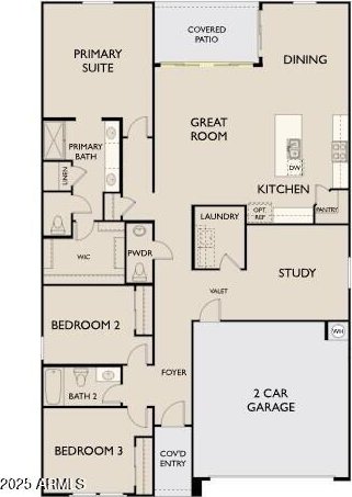 16189 W Bajada Rd, Surprise, AZ 85387 - view of property floor plan