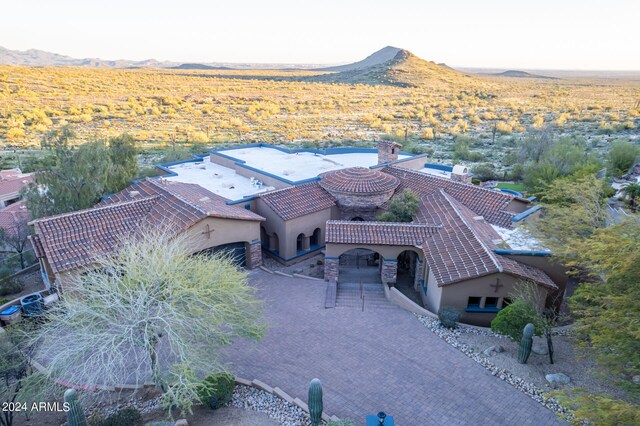 view of aerial view