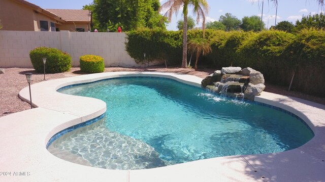 2977 E County Down Dr, Chandler, AZ 85249 - view of pool with a fenced in pool and a fenced backyard